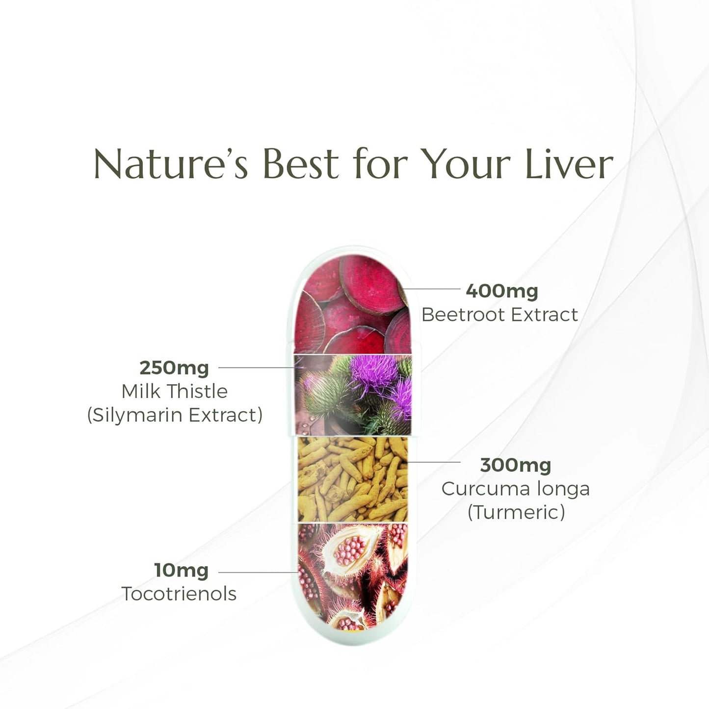 B'spoke Fatty Liver Detox | High Potency Formula for Cellular Detox & Liver Vitality | Enriched with Silymarin (Milk Thistle), Curcumin & Antioxidants | 60 Veggie Capsules