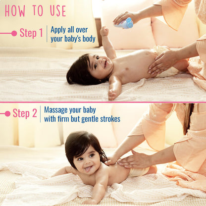 Parachute Advansed Baby Massage Oil for New Born| 100% Virgin Coconut Oil | Clinically Proven for Better Growth| Vitamin E & F| 200 Ml