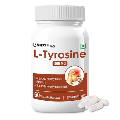 Biotrex Nutraceuticals L-Tyrosine 500mg - 60 Capsules