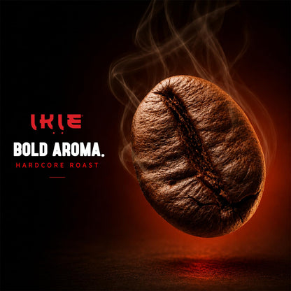 IKIE Dark Roast Instant Coffee Powder 100g | 100% Arabica | No Chicory | Intense Bold Flavour | Strong Black Coffee
