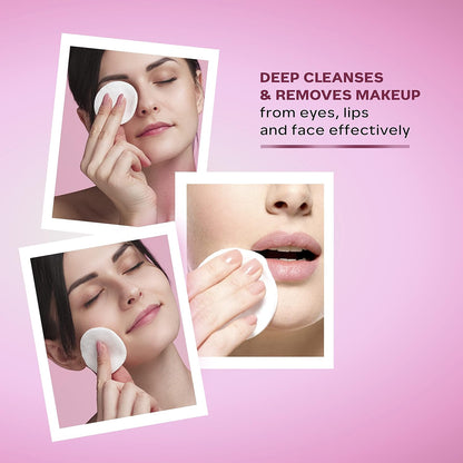 FACESCANADA Triple Impact Makeup Remover, 120 Ml | With Rose Water | 3-In-1 Cleanse, Tone & Nourish | Deep Cleanses & Removes Makeup For Eyes, Lips & Face | Bi-Phasic Formula