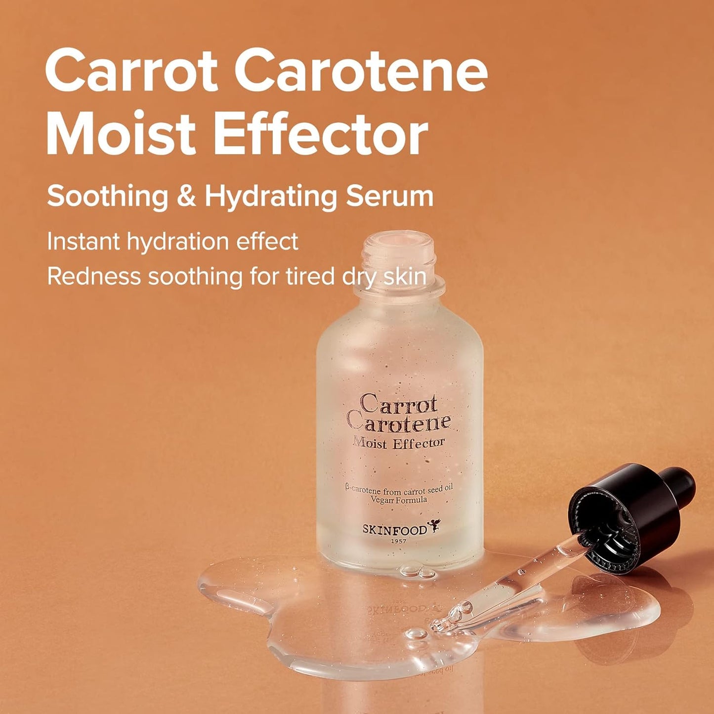 SKIN FOOD since 1957 Skinfood Carrot Carotene Moist Effector 52Ml | Deep Hydration I Fast Absorption I Youthful Radiance