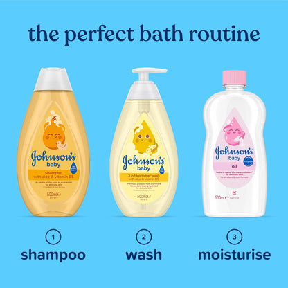 Johnson's Baby Oil (500ml, Pink)
