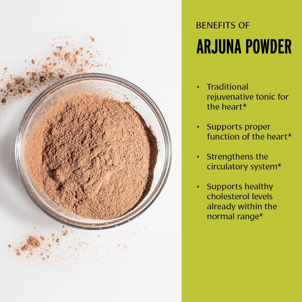 Namo Organics - Organic Arjun ki Chaal Powder - 500g - Terminalia Arjuna - Double Filtered 100% Arjun Bark Fine Powder (500g)