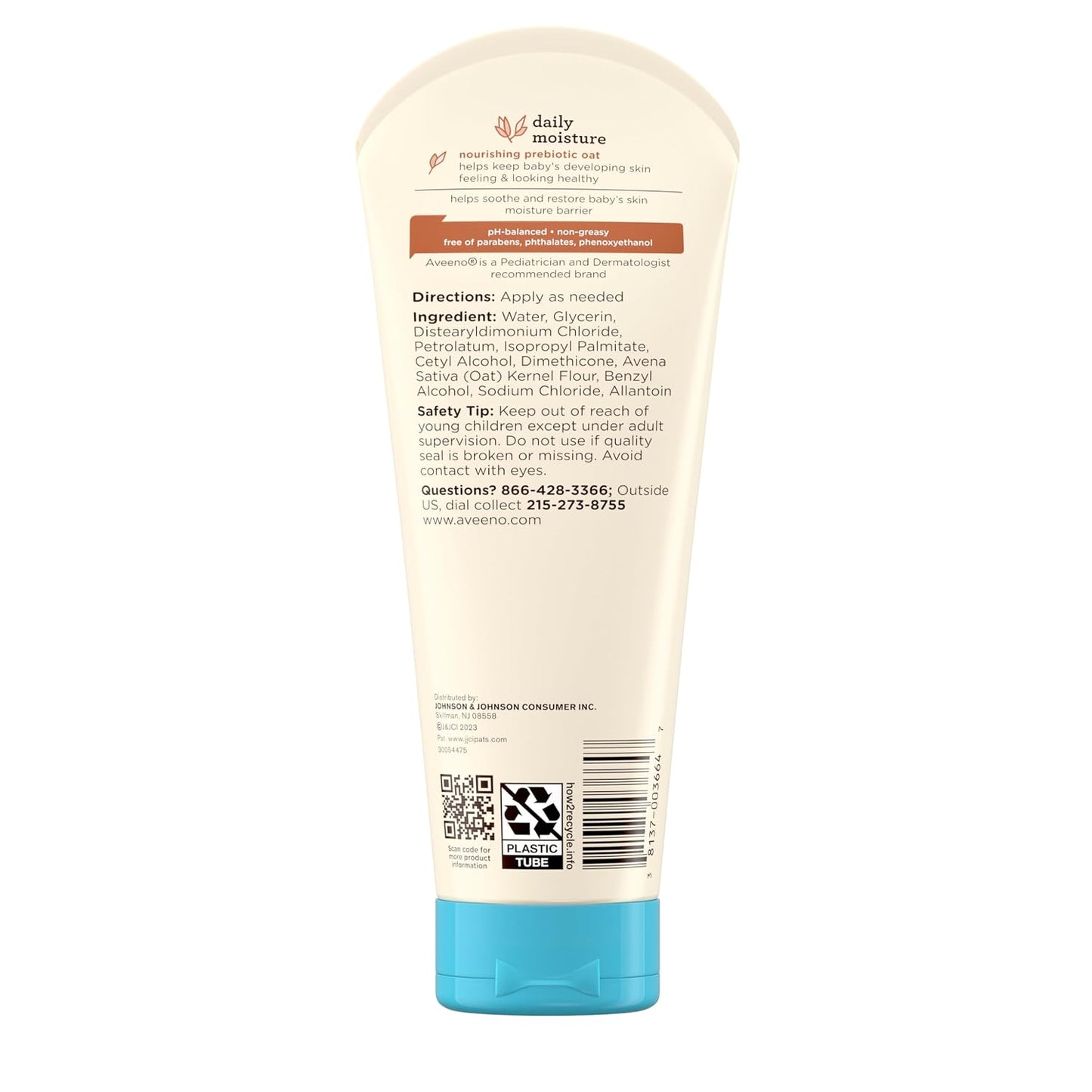 Aveeno Baby Daily Moisture Lotion Fragrance Free - 8 fl oz