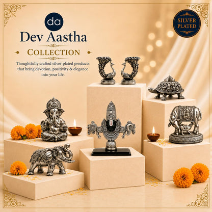 Silver Plated Hanuman Idol for Car Dashboard and Home Decor – 2.75 Inch, Bajrangbali Murti for Home Pooja Room | Ideal Hanuman Gift