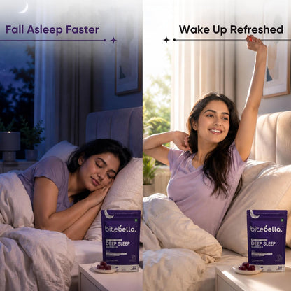 Deep Sleep Gummies | Magnesium Glycinate 100mg + Melatonin 3mg | Fall Asleep Faster, Wake Up Refreshed | 30 Gummies