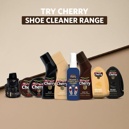 Cherry Blossom Shoe Cream with Built-in Applicator | Premium Leather Care | Rejuvenates Faded Color | Polishes In 30 Secs | 10X More Shine| Mess Free (Black, 48 gm)