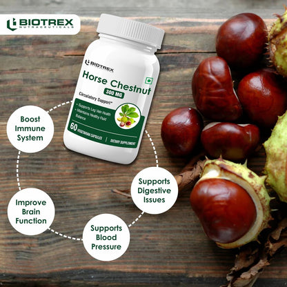 Biotrex Nutraceuticals Horse Chestnut 300mg - 60 Veg Capsules