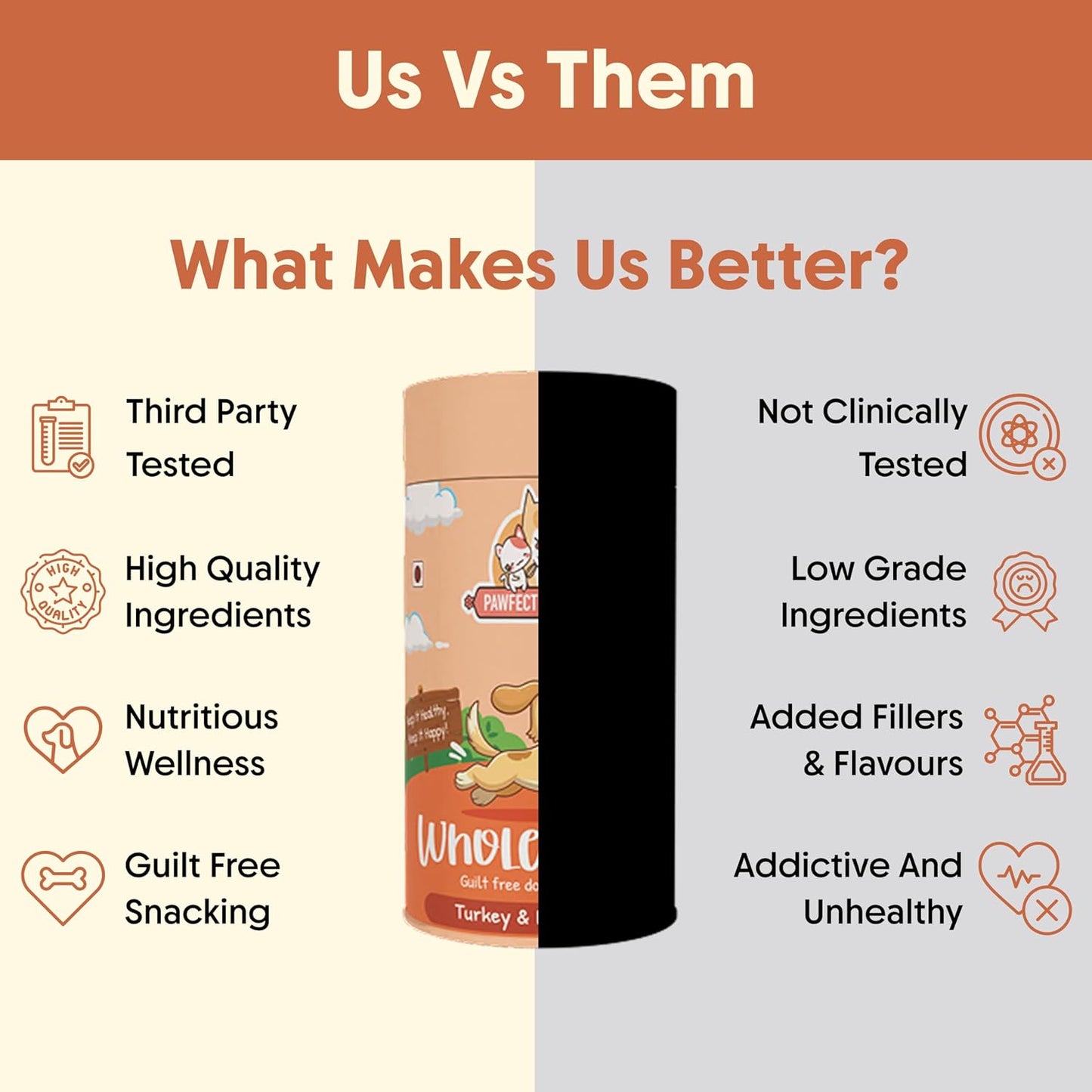 Whole Tails™ Turkey & Pumpkin Dog Treats | Natural High-Protein Grain-Free Training & Reward Treats for Dogs | Digestive Support Snack | 200g