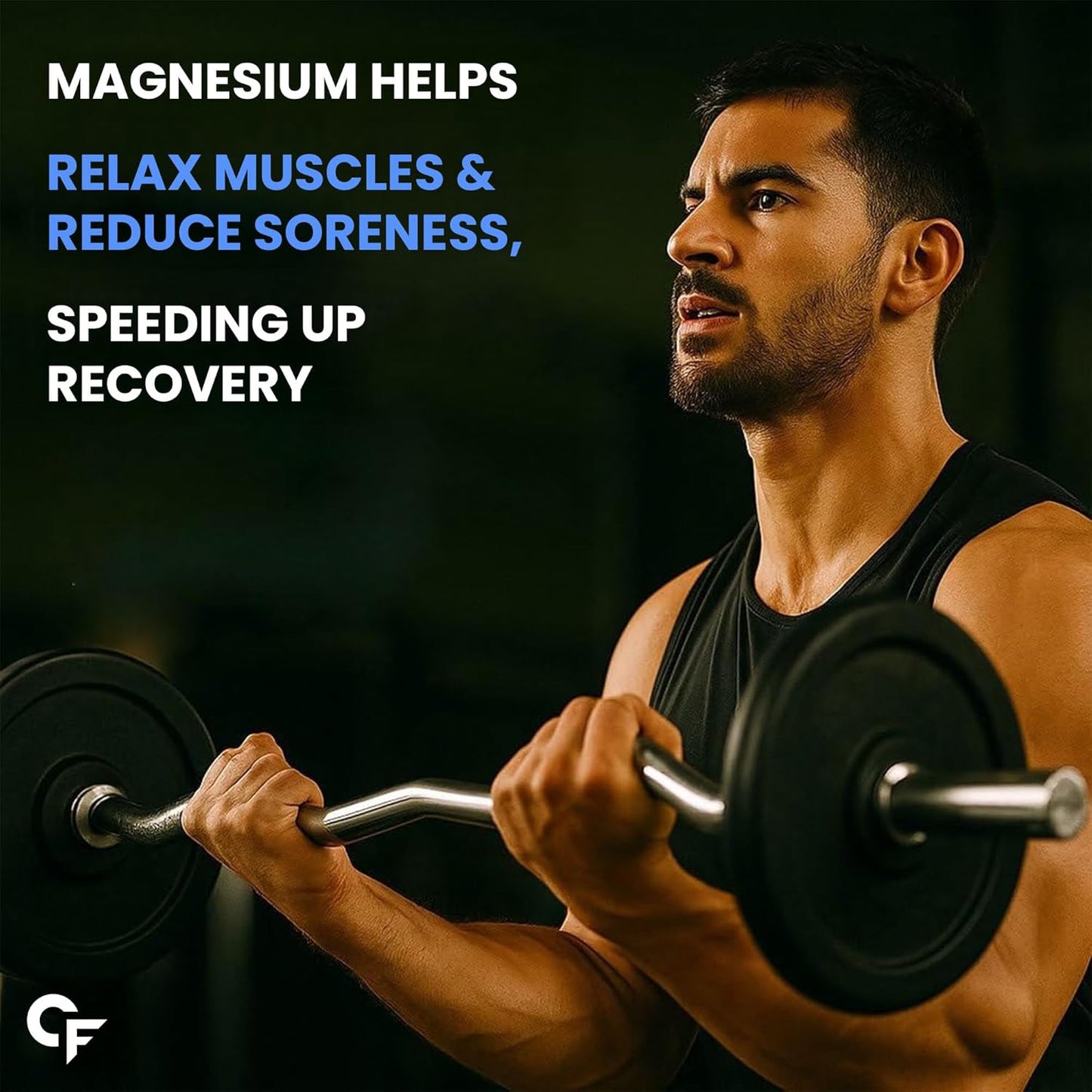 Carbamide Forte Chelated Magnesium Glycinate Supplement 2000mg Per Serving | Magnesium Supplement Supports Muscle Recovery & Better Sleep - 120 Veg Tablets