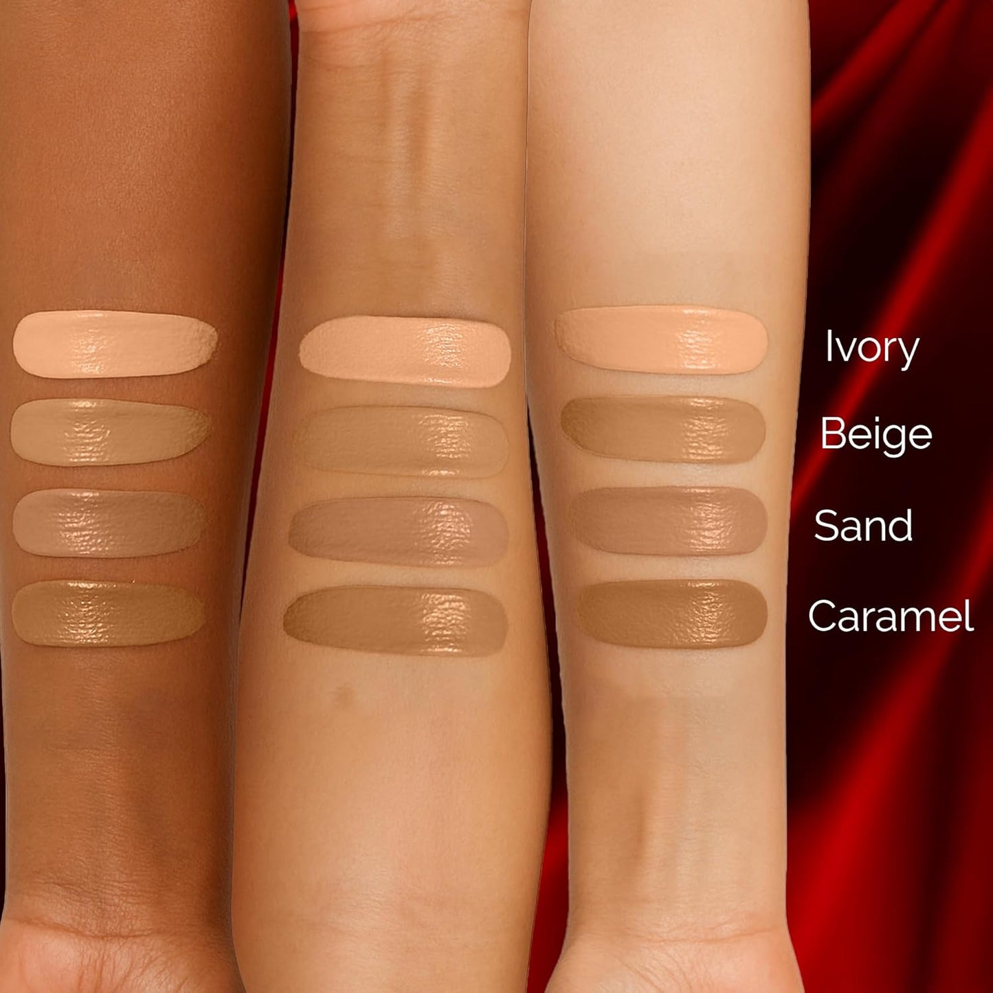 FACES CANADA 3 in 1 Flawless Matte Concealer - Ivory, 8g | Full Coverage | Long Lasting | Hydrating Concealer for Dark Circles, Dark Spots & Blemishes | Brightens Under Eyes | Lightweight & Blendable