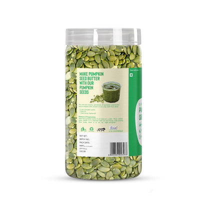 Eat Anytime Pumpkin Seeds 500 g | Source of Magnesium, Fibre & Protein | 100% Natural | Seeds for Weight Management