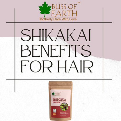 Bliss of Earth Amla Reetha Shikakai Bhringraj Hibiscus Powder – Natural Hair Growth & Hair Mask – 100gm Each, Pack of 5