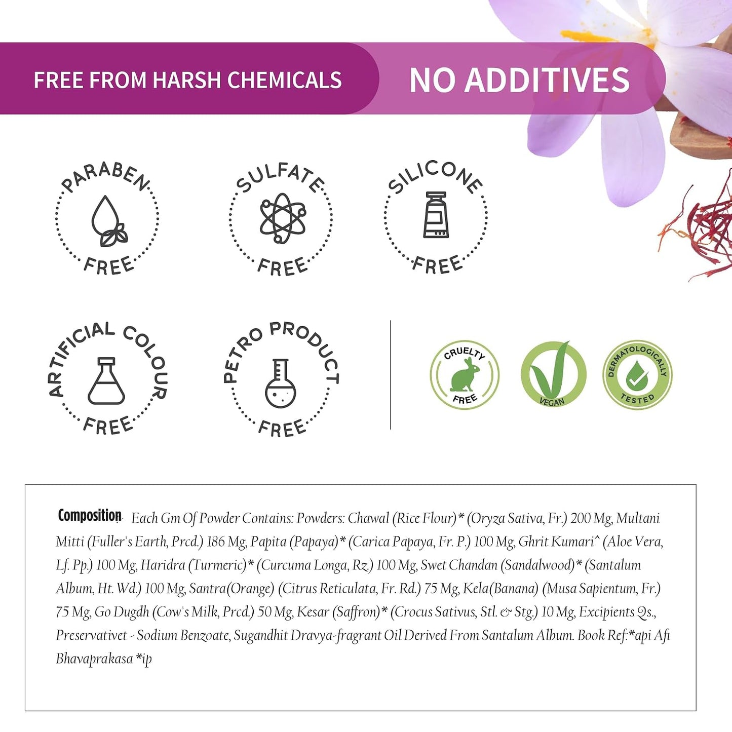 Ayouthveda D-TAN Face Pack Powder for Tan Removal, Prevents Sun Damage & Boosts Skin Health | with Goodness of Papaya, Aloevera & Saffron|For Glowing & Hydrated Skin (10gX8Sachets)(Pack of 1)