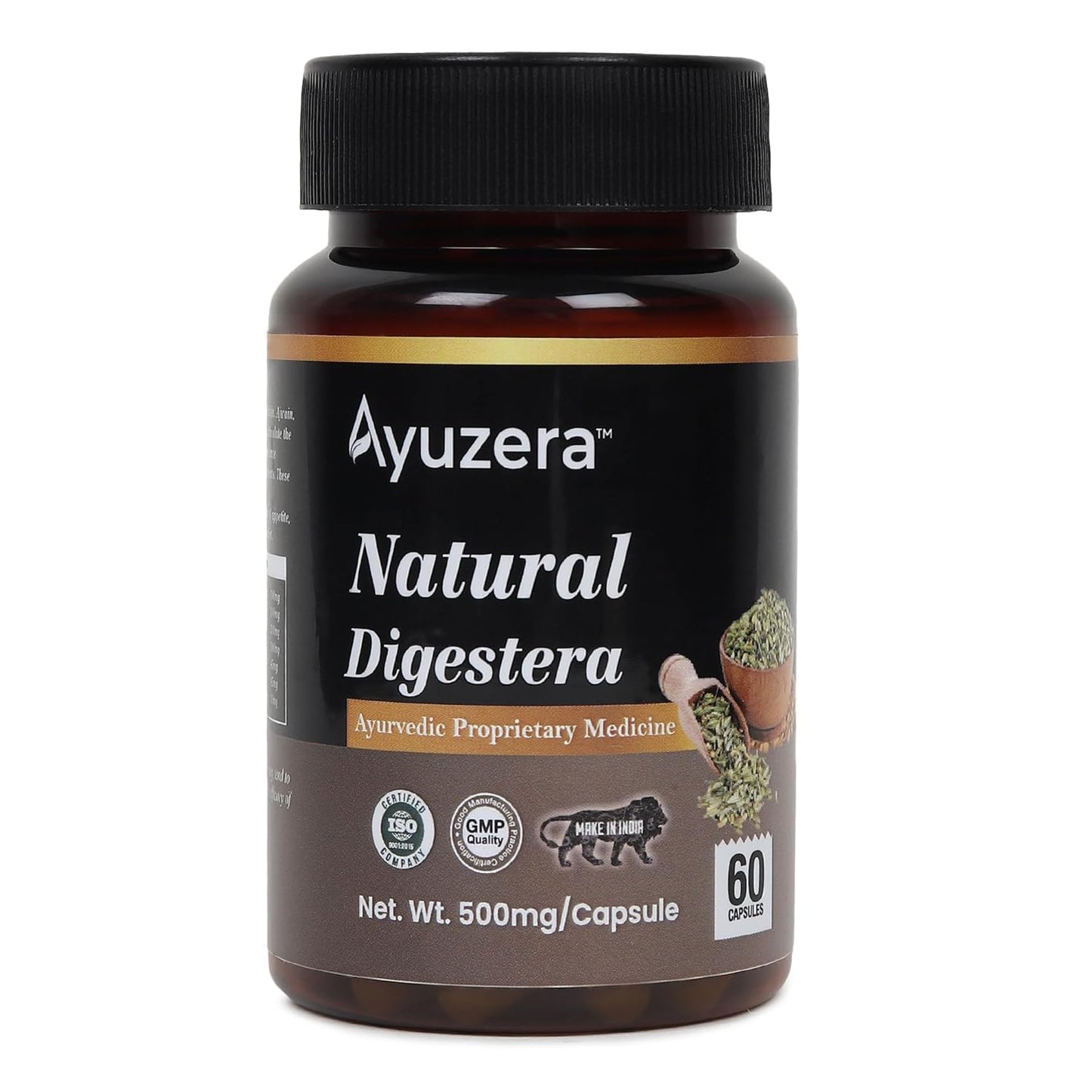Wellwith by Ayuzera Natural Digestera 60 Capsule|Food Supplements, Digestion | Pack of 1