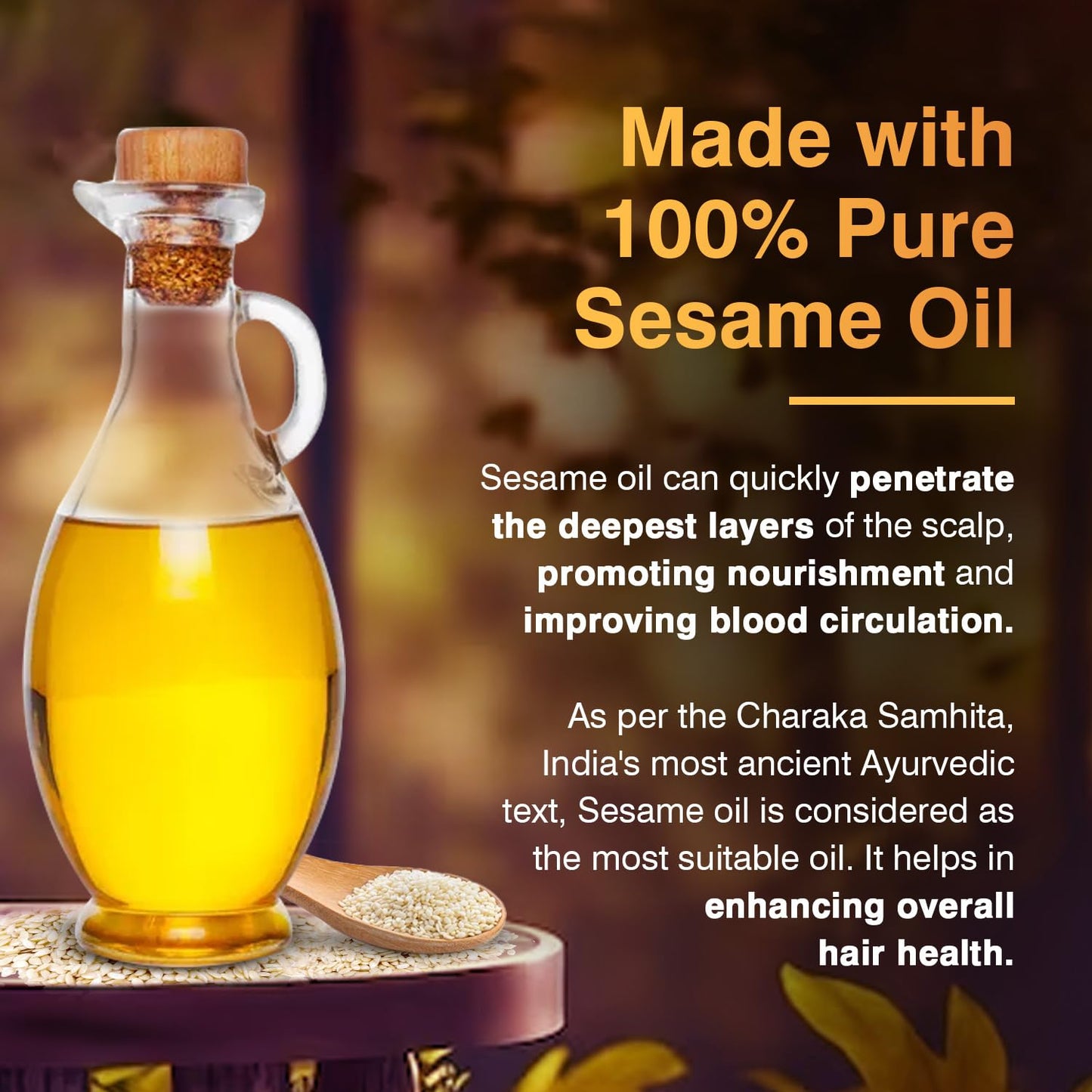 Zandu Mahabhringraj Tel (200ml): Original Hair Oil with 100% Pure Sesame Oil | 4X Power of Bhringraj | Scientifically Proven | 13 Potent Herbs | Hair Fall Control, No Parabens, Harmful Chemicals