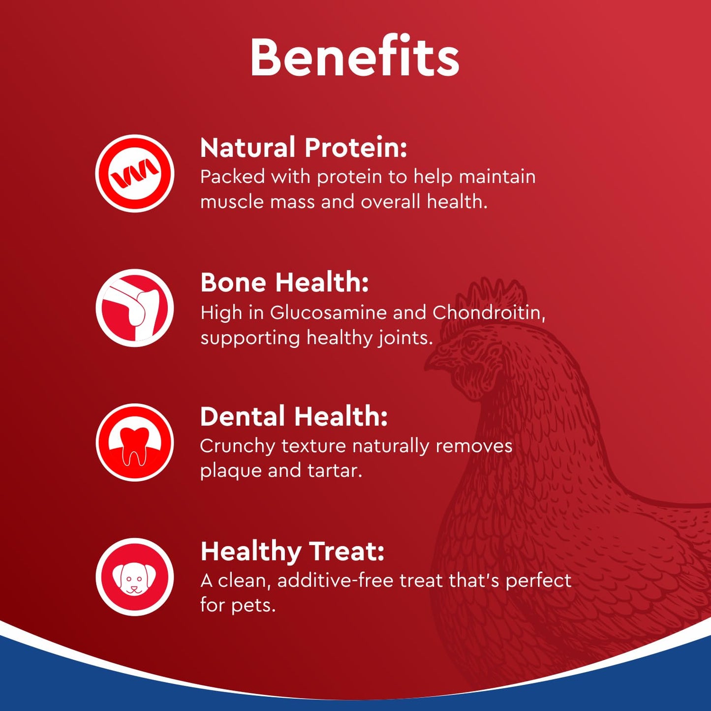 Drools Dog Treats, Dehydrated Real Chicken Chews Necks, 70g, All Life Stages, Bone