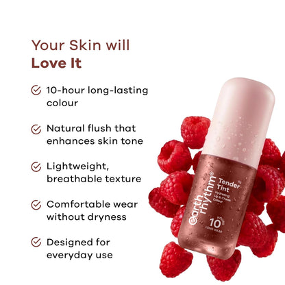 Earth Rhythm Tender Tint for Lip & Cheek with Pure Plant Pigments 10 H Stay - Bourbon