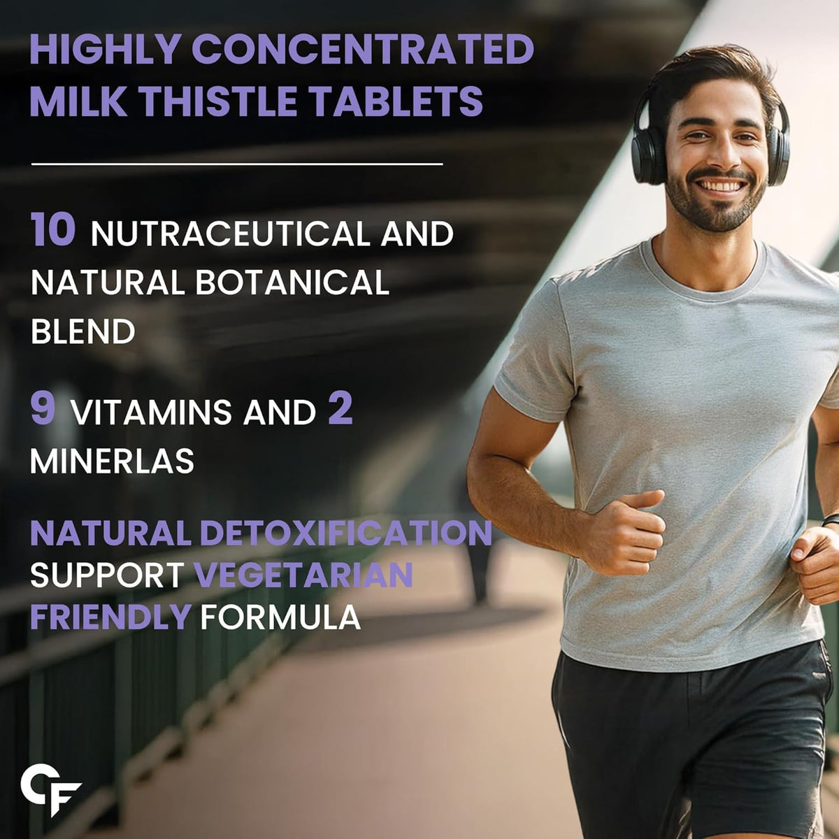 Carbamide Forte Liver Detox Supplement with Milk Thistle | 800mg Milk Thistle Extract (30:1) | Liver Detox Tablets with Added Multivitamins & Amino Acids – 120 Veg Tablets