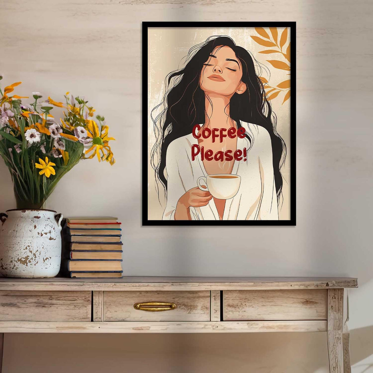 Restaurant Theme Wall painting for Cafeteria and Restaurant and Cafe/Poster for Kitchen & Hotel Wall decor/Food Quotes Wall Painting for Hotel decor (10 inch x 13 inch) Set of 1 (C)