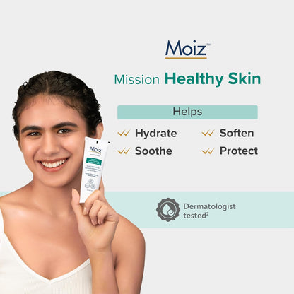 Moiz LMF 48 Lotion | 48 Hour Long-Lasting Moisturizer | Formulated with 17 Moisturizers | Non-Comedogenic | Paraben & Cruelty-Free - 75ml