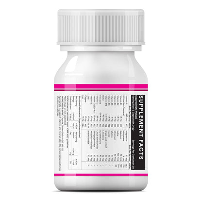 INLIFE Advanced Hair Skin & Nails Supplement with Biotin, Multivitamin Minerals, Amino Acids for Hair Care - 60 Vegetarian Capsules