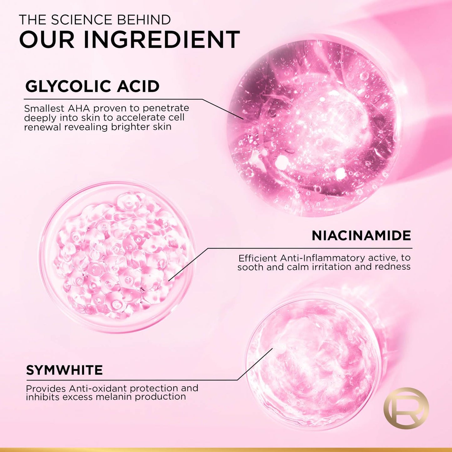 L'Oreal Paris Glycolic Bright Glowing Day Cream, Overnight Brightening Cream, Glycolic Acid in Gel-Like Cream Texture, that Visbily Minimizes Spots & Reveals Glowing skin, 50ml