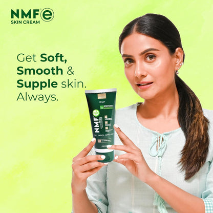 NMFe Skin Cream 80 gm | Moisturising Cream | For Dry and Sensitive Skin | Aloe vera & Vitamin E | Dermatologically Recommended | Lasts longer works deeper