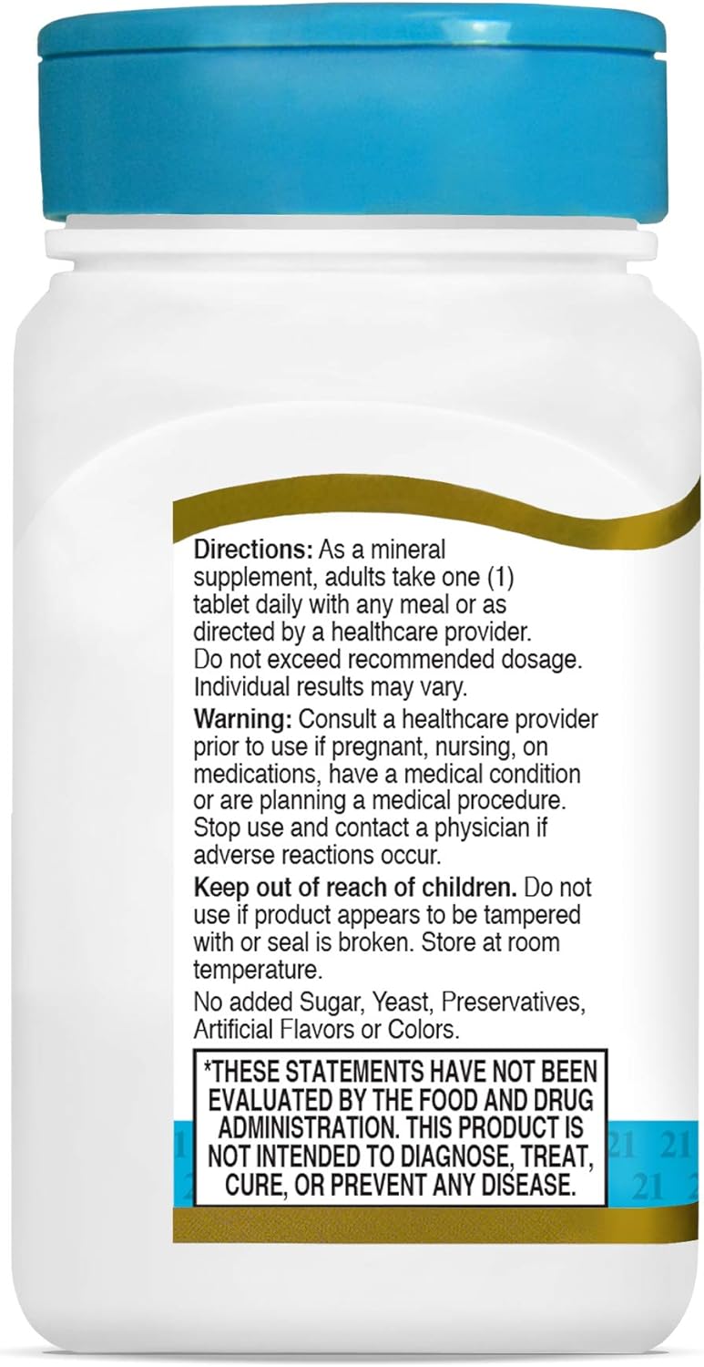 21st Century Potassium Gluconate, 595 mg, 110 Tablets