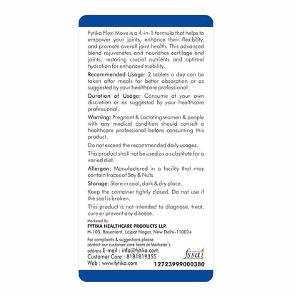 Product label with text on a white background