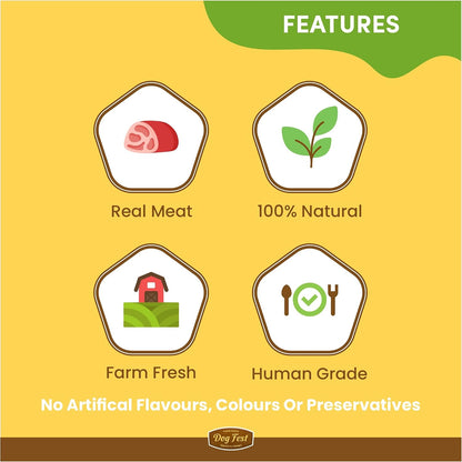 BarkButler x Dogfest Chicken Tenders Treats for Dogs | Meat-First | Human Grade | Natural Ingredients | 0% Artificial Colours & Preservatives | Dog Treats for Adult Dog | 90g