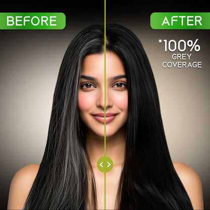 Indica Xpress Crème Hair Color Natural Black 1 | 60g+75ml | 10min Color | No Ammonia | Onion, Coconut & Argan Oil | 100% Grey Coverage | Lasts Up to 32 Washes