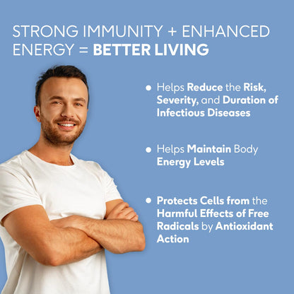 HealthKart HK Vitals Zinc Supplements (60 Tablets) | With Vitamin C, Vitamin D3, Multivitamin and Multimineral | Immunity Boosters For Adults