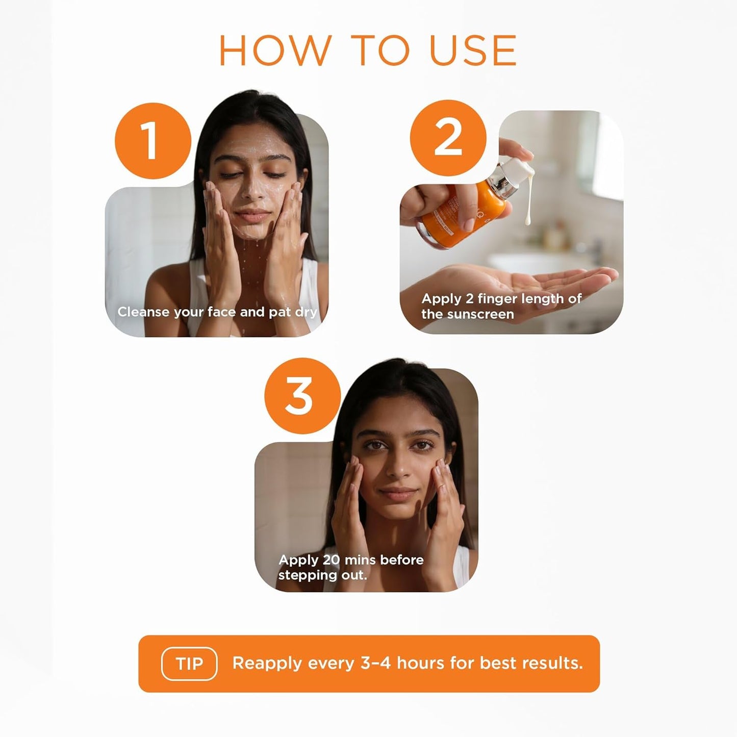 SKINQ Sun Protect Ultra Light Gel Sunscreen SPF 50+ PA++++ with Vitamin C | In-Vivo Tested | Zero White Cast | Lightweight, Non-Greasy | For Dry & Sensitive Skin | Dermat Formulated | 50ml