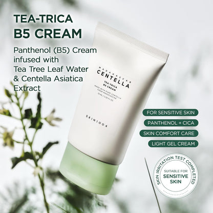 SKIN1004 Madagascar Centella Tea-Trica B5 Cream | Made with pure Centella | 2.53 fl.oz | 75ml