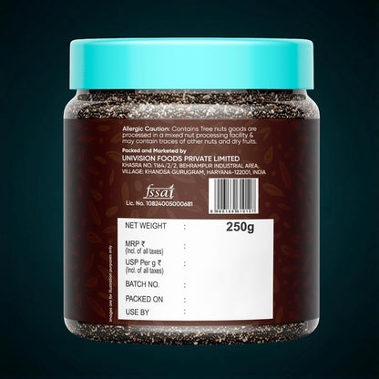 Tauffa Chia Seeds 250g | Natural Superfood Seeds | Rich in Fiber, Protein & Omega-3 | Healthy Weight Management & Energy Support | Vegan & Gluten Free