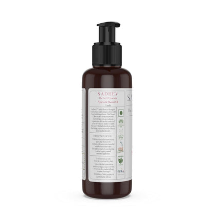 Sadhev Ayurvedic Shower Oil With Goodness Of Vanilla For Hydration And Moistrization