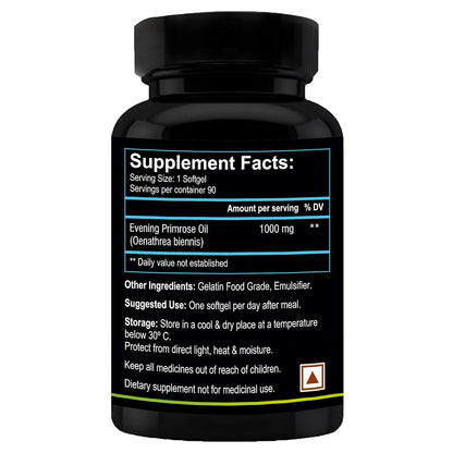 Nutriosys Evening Primrose Oil 1000mg - 90 Softgels