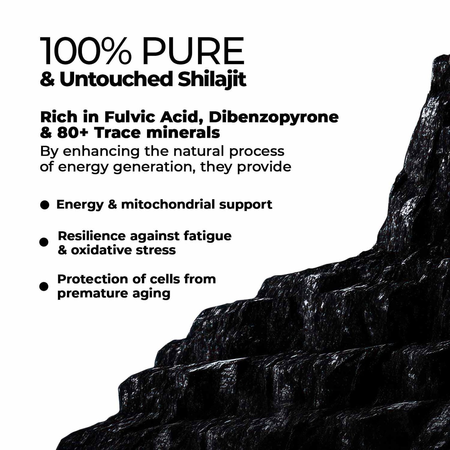 Zandu Shilajit Capsule, 60 capsules , Original and Pure Himalayan Shilajeet, Boosts Immunity, Strength and Stamina.