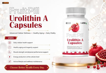 (LeeWell) Urolithin A Supplement, 500mg, 60 Vegetable Capsules