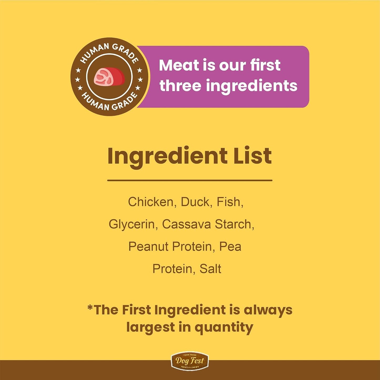 BarkButler x Dogfest Flavor Braids Treats for Dogs | Meat-First | Human Grade | Natural Ingredients | 0% Artificial Colours & Preservatives | Dog Treats for Adult Dog | 90g