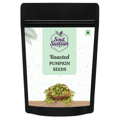 Roasted Pumpkin Seeds – Plant Protein & Fiber Rich Snack, Heart & Bone Support, Healthy Fats, Magnesium & Antioxidants, Salad & Smoothie Toppers, Baking & On-the-Go Nutritious Seeds