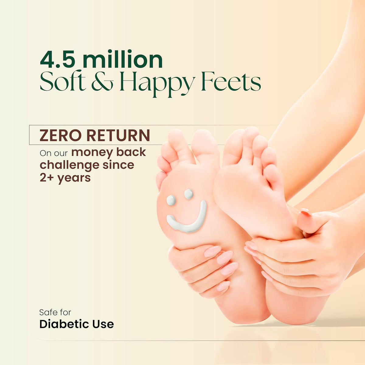 Moha Foot Cream for Dry & Cracked Feet | Deep Nourishment & Fast Healing Heel Repair Cream | Cooling & Vegan Formula with Aloe, Papaya, Peppermint & kapurkachri | Clinically Proven | Moisturizing Foot Cream for Rough Calloused Skin 50g