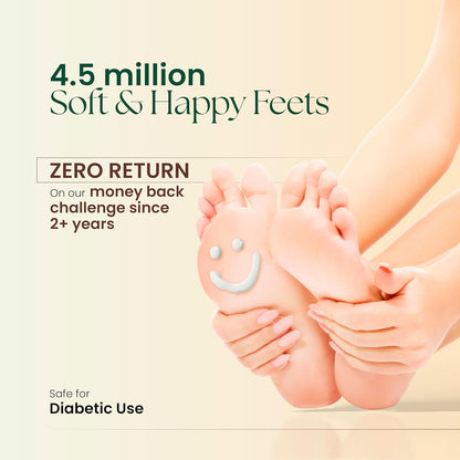 Moha Foot Cream for Dry & Cracked Feet | Deep Nourishment & Fast Healing Heel Repair Cream | Cooling & Vegan Formula with Aloe, Papaya, Peppermint & kapurkachri | Clinically Proven | Moisturizing Foot Cream for Rough Calloused Skin 50g