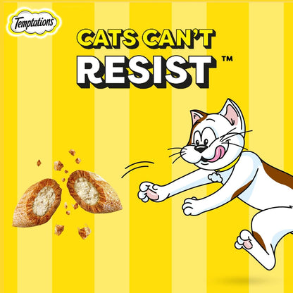 Temptations Crunchy Cat Treats, Seafood Medley Flavour, 85 g, Goodness of Protein, Vitamins & Minerals, Soft Inside Crunchy Outside, Adult, Chunk