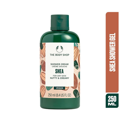 The Body Shop Vegan Shea Shower Cream, 250 Ml (packaging may vary)