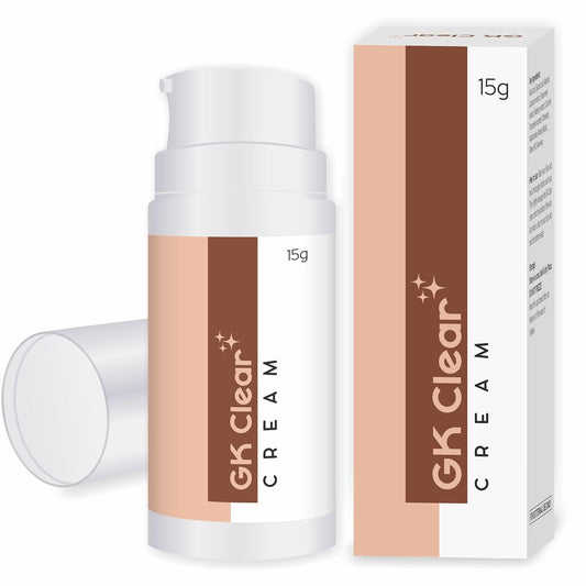 GK Clear Kojic Acid & Glycolic Acid Skin Brightening Cream – 15g | Supports Skin Tone Balance, Targets Dark Spots & Uneven Texture | Suitable for All Skin Types