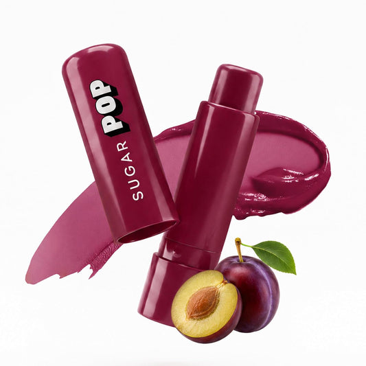 SUGAR POP Nourishing Lip Balm | Avocado Oil | SPF Protection | Hydrating Lip Balm For Dry Lips | 4.5 gm - 07 Plum