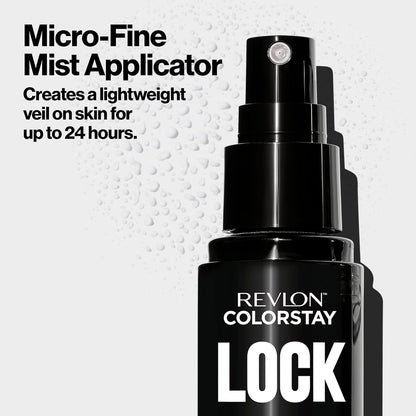 Revlon Colorstay 24 Hr Lock Setting Mist, Keeps Face Makeup from Melting & Fading, Mattifying, Blurring & Oil Absorbing Spray, Transfer-Proof & Mask Friendly, 56 ml